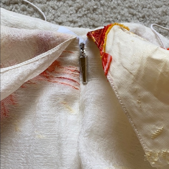 Prabal Gurung orange zest strapless dress art - Picture 11 of 14